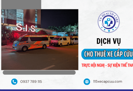 Dịch vụ cho thuê xe cấp cứu trực hội nghị - sự kiện thể thao