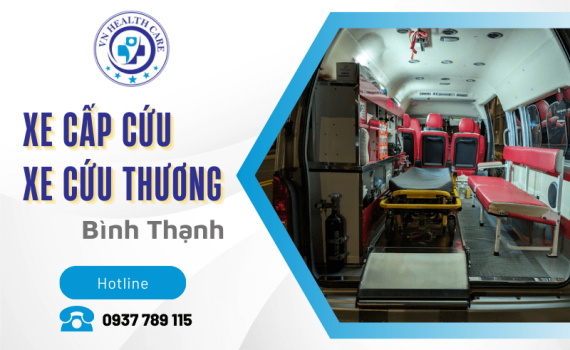 Dịch vụ xe cấp cứu, xe cứu thương Bình Thạnh uy tín và nhanh chóng